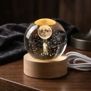 3D crystal night lamp