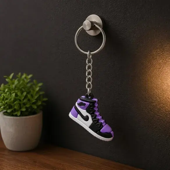 3D sneaker keychain set for sneaker lovers