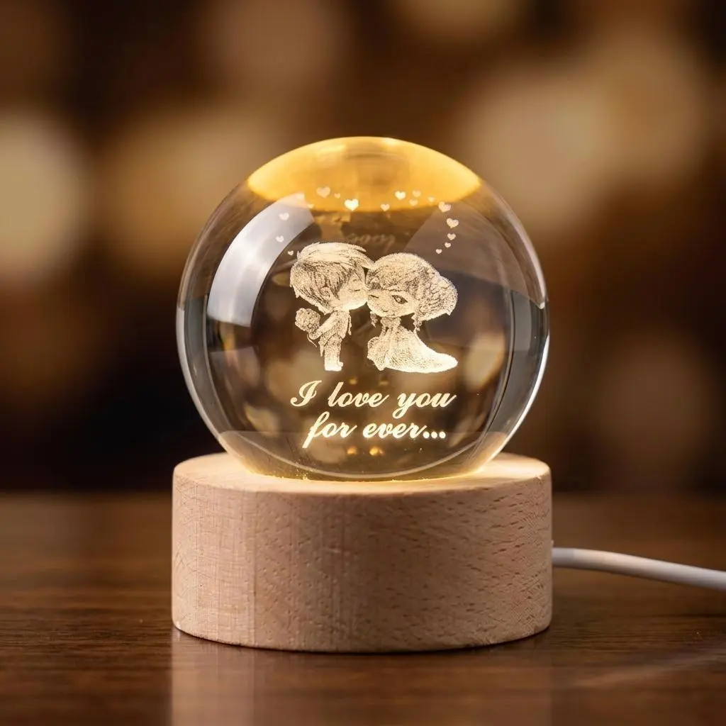 crystal night lamp