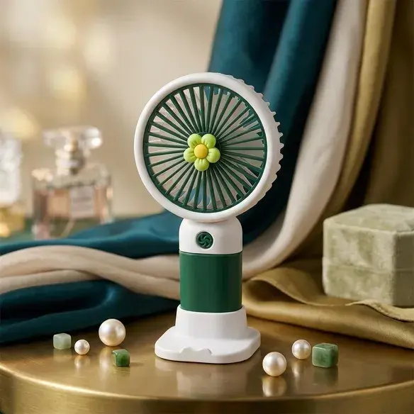 Mini desk fan for home and office use