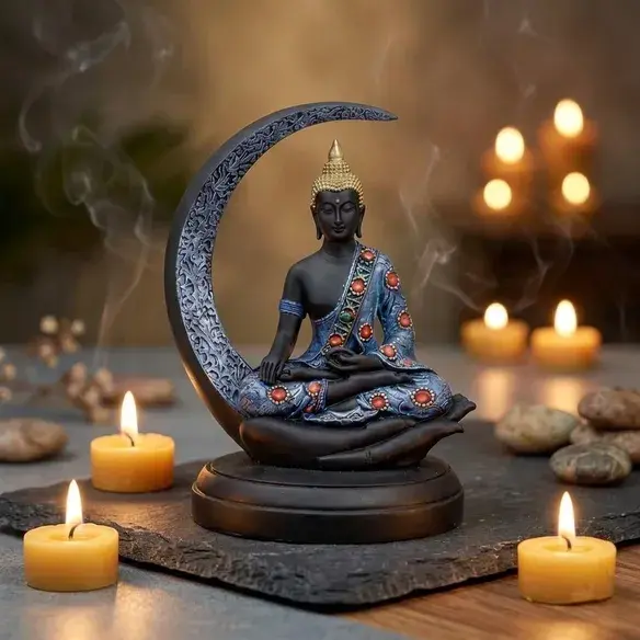 peaceful Buddha statue for meditation corner