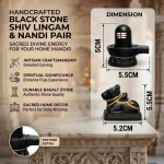 spiritual mahadev decor statue with nandi